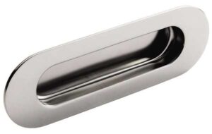 EUROSPEC FPH1001SSS Flush Pull 120 x 40mm Radius Ends Stainless Steel (Per EACH)