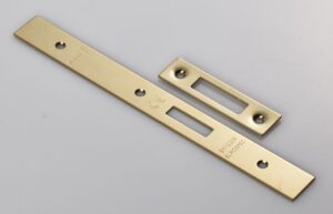 EUROSPEC Square Faceplate & Striker PVD (Per EACH)