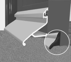 EXITEX Erd Rain Deflector 915mm (36) Aluminium (Per EACH)