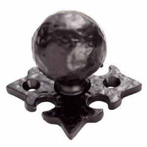Hammered Ball Knob On Cross (32mm) 63x63 B (Per EACH)