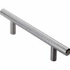 FINGERTIP DESIGN FTD445DSC T-Bar Handle 12mm Bar 192mm Satin Chrome (Per EACH)