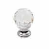 FINGERTIP DESIGN Lead Crystal Cupboard Knob 30mm (Per EACH)