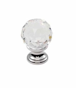 FINGERTIP DESIGN Lead Crystal Cupboard Knob 30mm (Per EACH)
