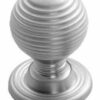 CARLISLE BRASS M1005SC Queen Anne Cupboard Knob 35mm SC (Per EACH)