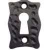 7101 Escutcheon Key 30x45mm Antique Black (Per PAIR)