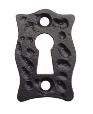 7101 Escutcheon Key 30x45mm Antique Black (Per PAIR)