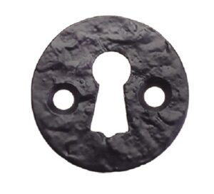 7105 Escutcheon Key 36mm Diameter Antique Black (Per PAIR)