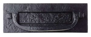 7122 Letterplate Postal Knocker 305x102mm Antique Black (Per EACH)