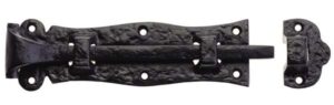 FF52 Door Bolt Straight 152mm Antique Black (Per EACH)