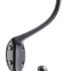 7150 Hat & Coat Hook Single Black (Per EACH)