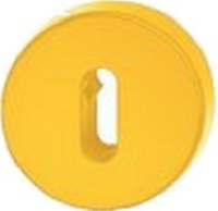 Escutcheon Key (52x9) Yellow Nylon (Per PAIR)