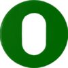 HEWI 306OKZ.73 Escutcheon Oval (52x9) Meadow Green Nylon (Per PAIR)