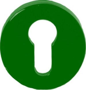 HEWI 306PZ.73 Escutcheon Euro (52x9) Meadow Green Nylon (Per PAIR)