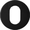 Escutcheon Oval (52x9) Black Nylon (Per PAIR)