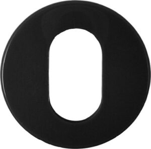 Escutcheon Oval (52x9) Black Nylon (Per PAIR)