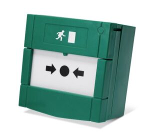 ICS SECURITY Emergency Door Release Green DP Resettable (Per EACH)