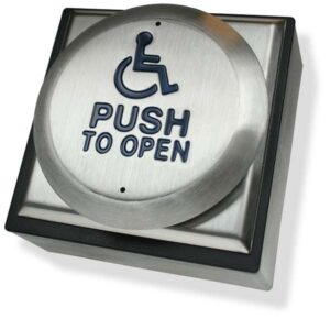 Exit Switch Large Round Press To Exit Wheelchair (Per EACH)