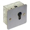 Euro Key Switch Without Cylinder Momentary SS (Per EACH)