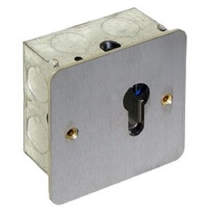 Euro Key Switch Without Cylinder Momentary SS (Per EACH)