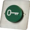 Exit Switch Round Key Symbol SS/Green (Per EACH)