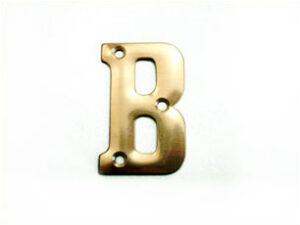 Letter B 50mm Electro Brass (Per EACH)