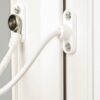 Cable Restrictor Swivel/Stud 200mm White (Per EACH)