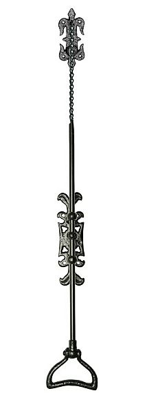 KIRKPATRICK 1053+1777 FITTED Bell Pull With 1777 Fitted Black (Per EACH)