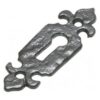 KIRKPATRICK 1493 Escutcheon Key Antique Black (Per PAIR)