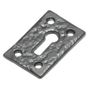 KIRKPATRICK 1502 Escutcheon Key Antique Black (Per PAIR)