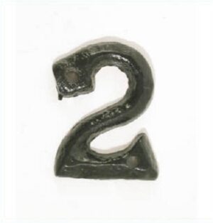 KIRKPATRICK 1976/2 Numeral 1.3/4 '2' Antique Brass (Per EACH)