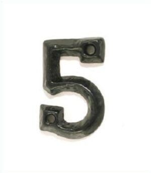 KIRKPATRICK 1976/5 Numeral 1.3/4 '5' Antique Brass (Per EACH)