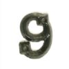 KIRKPATRICK 1976/9 Numeral 1.3/4 '9' Antique Brass (Per EACH)