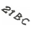 KIRKPATRICK 1976/M 1976 M Letter 1.3/4 'M' Antique Brass (Per EACH)
