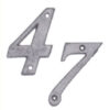 KIRKPATRICK 1979/4 Numeral 3in '4' Antique Brass (Per EACH)