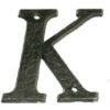 KIRKPATRICK 1979/K 1979-3 K Letter 3in 'K' Antique Brass (Per EACH)