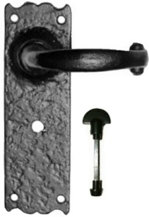 KIRKPATRICK 2451 B Lever Bathroom Furniture Antique Black (Per SET)