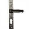 KIRKPATRICK 2461-EU 92cc PVC Door Lever 268x37 92 192fix Antique Black (Per SET)