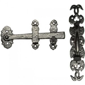KIRKPATRICK 688 688 Suffolk Latch 254mm Black (Per SET)