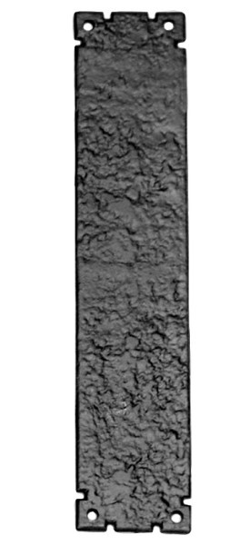 KIRKPATRICK 769 769-12 Push Plate Plain 304 x 63mm Antique Black (Per EACH)