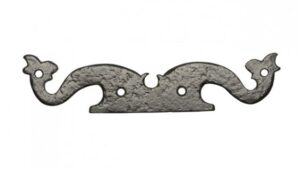 KIRKPATRICK 939 Black Iron SNake Hinge 3.1/2 AB (Per HINGE)