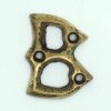 KIRKPATRICK B1976/B +B1976/B Letter 1.3/4 'B' Antique Brass (Per EACH)