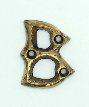 KIRKPATRICK B1976/B +B1976/B Letter 1.3/4 'B' Antique Brass (Per EACH)