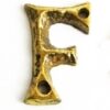 KIRKPATRICK B1976/F +B1976/F Letter 1.3/4 'F' Antique Brass (Per EACH)