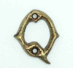 KIRKPATRICK B1976/Q +B1976/Q Letter 1.3/4 'Q' Antique Brass (Per EACH)
