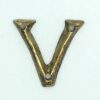 KIRKPATRICK B1976/V +B1976/V Letter 1.3/4 'V' Antique Brass (Per EACH)