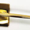 Sadler Lever Latch 76x43mm PB (Per SET)