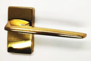 Sadler Lever Latch 76x43mm PB (Per SET)