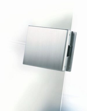SALTO +CEGMDDHIM Strike Plate For XS4 Glass To Glass Lock Stainless (Per EACH)