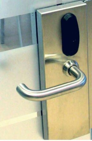 SALTO E9650UGDIM0LH XS4 Original Prox DIN Glass Door Handleset LH (Per EACH)