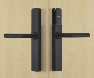 SALTO EM750L00NEB485 XS4 One Mifare BLE L Lever Handle Ip65 Black. (Per EACH)